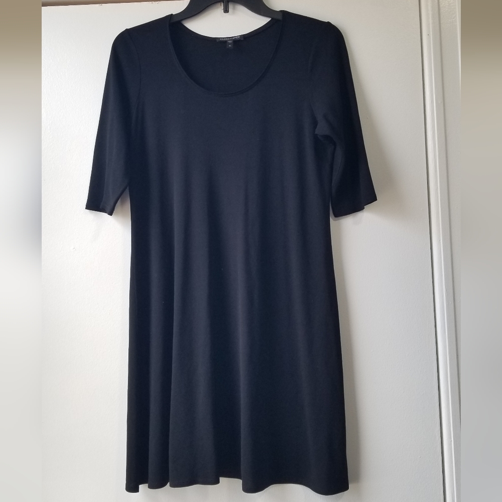 Eileen Fisher Silk Mini Dress - Picture 6 of 11
